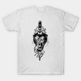 Black Panther head T-Shirt